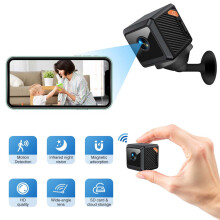 WiFi Indoor Security Camera 1080P Black