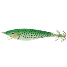 Set di 12 ami da pesca per calamari in acciaio inox per acqua salata