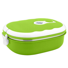 Boîte à lunch isotherme en acier inoxydable, 1 couche, empilable, type bento