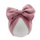 Baby-Turban-Mütze aus Baumwolle, einfarbig, elastisch 1