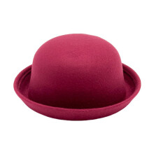 Woll-Bowlerhut, klassischer Derby-Fedora, Unisex 1