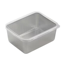 Boîtes de conservation des aliments en acier inoxydable avec couvercle, lot de 6
