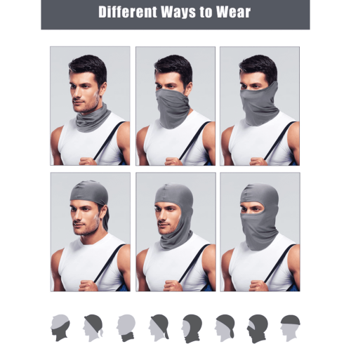 Ski Mask Full Face Cover UV Protection Cooling 9 Pcs 2