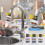 Faucet Strainer Set Kitchen Bathroom 3-Piece 4