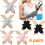 UV Resistant Half Finger Gloves Summer Ice Silk 6 Pack 4