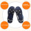 Ice Cleats with 8 Steel Spikes TPE Lightweight Foldable 8