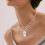 Alloy Coffin Pendant Blank Open Bezel Hollow Charm 6