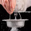 Passoire d'évier de cuisine en acier inoxydable avec poignée (2 pièces) 4