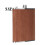 Hemoton alcohol flask handheld insulated silver 4