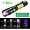 Rechargeable UV Tactical Flashlight 1200LM 3-in-1 2 Pack 2
