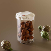 Récipient de mise sous vide en plastique blanc 1300 ml (1 pièce)