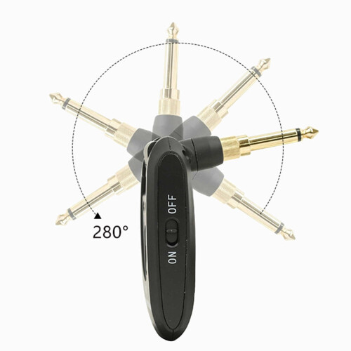Wireless Guitar Transmitter Receiver 2.4GHz with 6.5mm and 1