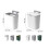 Kitchen Compost Bin 9L with Lid Mountable 6