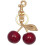 Δερμάτινο μπρελόκ Cherry Bag Charm για γυναίκες 1 τεμάχιο 8