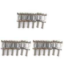 18 Roller Bridge Pull String Code Electric Guitar Saddle for STRATOCASTER Telecaster Electric Guitar Accessories Silver