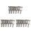 18 Roller Bridge Pull String Code Electric Guitar Saddle for STRATOCASTER Telecaster Electric Guitar Accessories Silver 1
