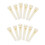 12Pcs Real Bone Material Acoustic Guitar Bridge Pins with Pearl Shell Dot 1