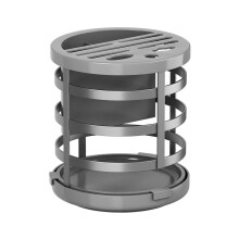 Flatware Holder Stand Gray Drying Shelf Organizer