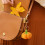 Small Pumpkin Car Keychain Plush Pendant 1