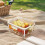 Boîte à goûter portable avec couvercle et poignée, transparente, lot de 1 1