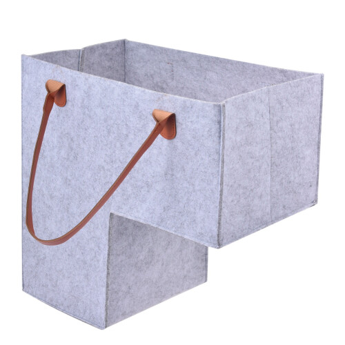 Panier de rangement pliable pour escalier avec poignée (1 pièce)