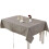 Nappe en coton uni teinte en fil rectangulaire 1