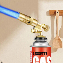 Tête de chalumeau à propane dorée