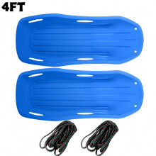 Blue Winter Adventure Sled 4FT 2-Pack