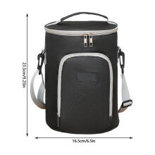 Sac bento rond isotherme, étanche et portable (1 pièce)