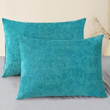 Housses de coussin décoratives en chenille 51 x 66 cm (lot de 2)