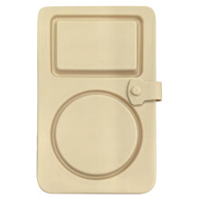 Boîtes à goûter réutilisables en silicone à double compartiment, lot de 2