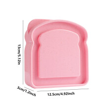 Boîte à sandwich de conservation, compatible micro-ondes et lave-vaisselle.
