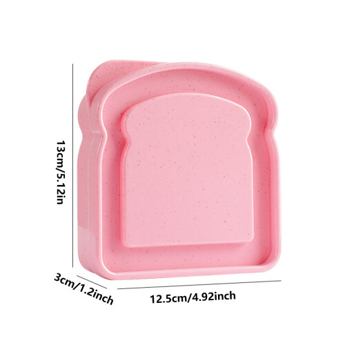 Boîte à sandwich de conservation, compatible micro-ondes et lave-vaisselle.