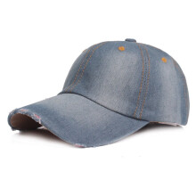 Cappellino da baseball in denim unisex regolabile, ideale per attività all'aperto e tempo libero.