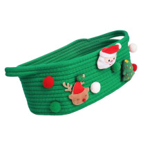 Panier de Noël décoratif avec grande capacité