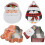Supvox tinplate biscuit box festive candy container 4 pcs 1
