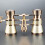 Vintage Brass Binoculars 8x21 Full Metal with Handle 1