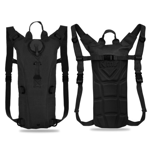 Hydration Bladder Backpack 3L Black for Hiking Camping 2