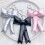 Bowknot keyring with pearl bow pendant for handbag wallet 6