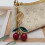 Δερμάτινο μπρελόκ Cherry Bag Charm για γυναίκες 1 τεμάχιο 6