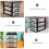 Portable Bedroom Drawer Storage Rack Plastic 1 Pack 3