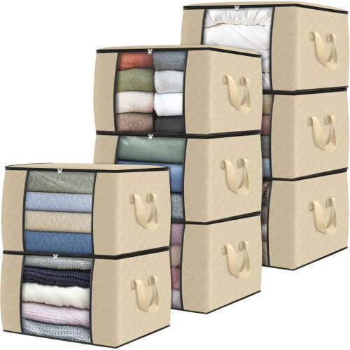 XiHAMA Foldable Clothes Storage Bags 6-Pack