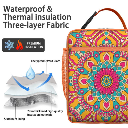 Mandala Soft Cooler Bag Insulated 1 Pack 1
