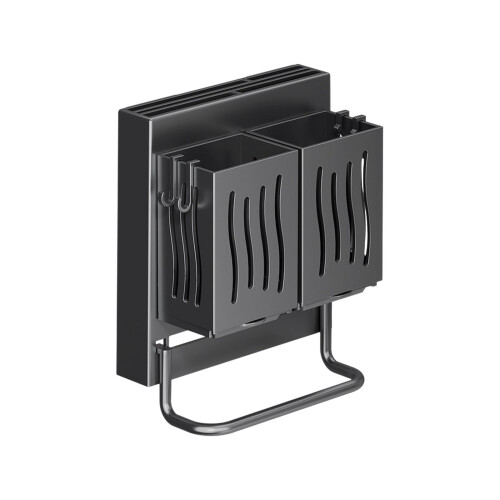 Wall-Mounted Kitchen Utensil Organizer with Drying Tray 1