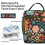 Eco Floral Lunch Bag Thermal Cooler 1 Pack 4