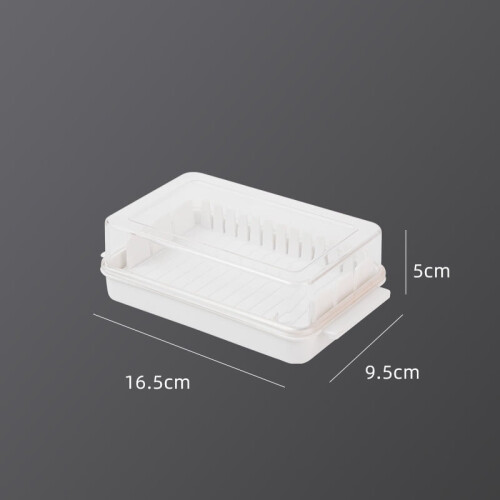 Boîte de rangement rectangulaire pour fromage et beurre (2 pièces) 1