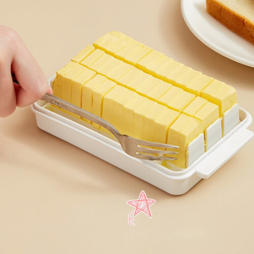 Boîte de rangement rectangulaire pour fromage et beurre (2 pièces) 2