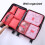 Travel Packing Cubes Set 7 Pieces Lightweight Orange Red 3