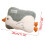Σετ σακούλας ζεστού νερού με βελούδινο μπουφάν και ζεστά γάντια 3