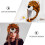 Braune dekorative Tigermütze Winteraccessoire 1 6